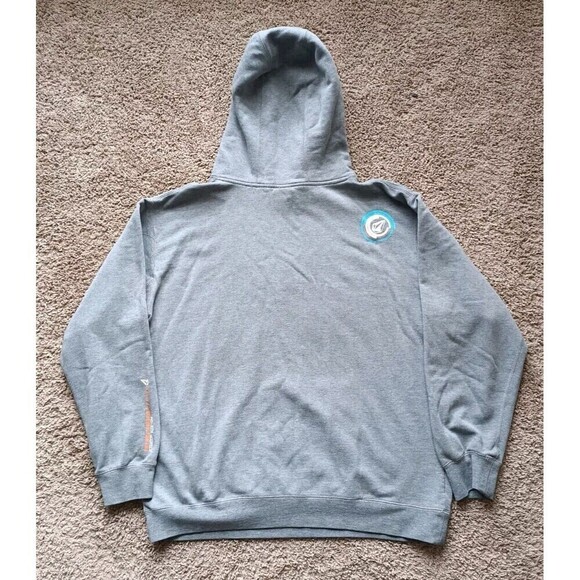Y2K Volcom Hoodie Men's Size Large Gray Pullover Long Sleeve - Picture 5 of 10